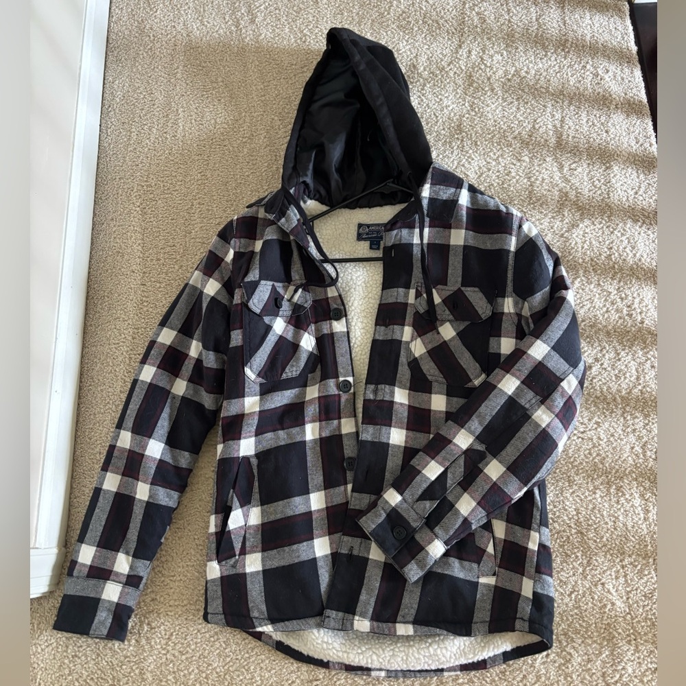 American Rag Sherpa Flannel Jacket